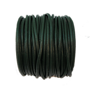 Leder Koord 2mm Palm Green